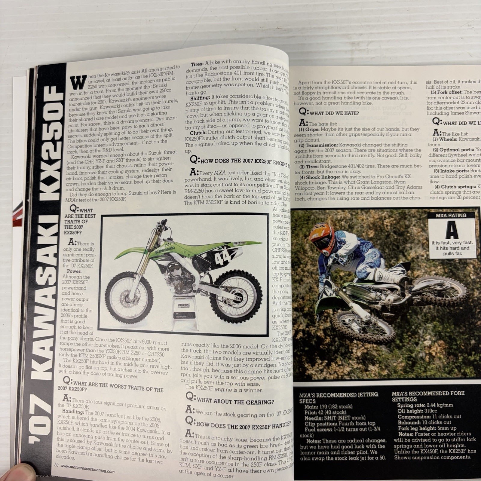 Motocross Action Magazine March 2007