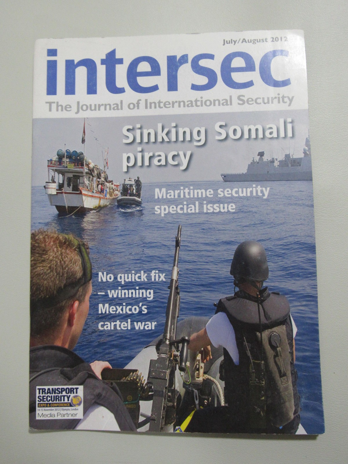 Intersec Journal of International Security July Aug 2012 Somali Piracy Magazine