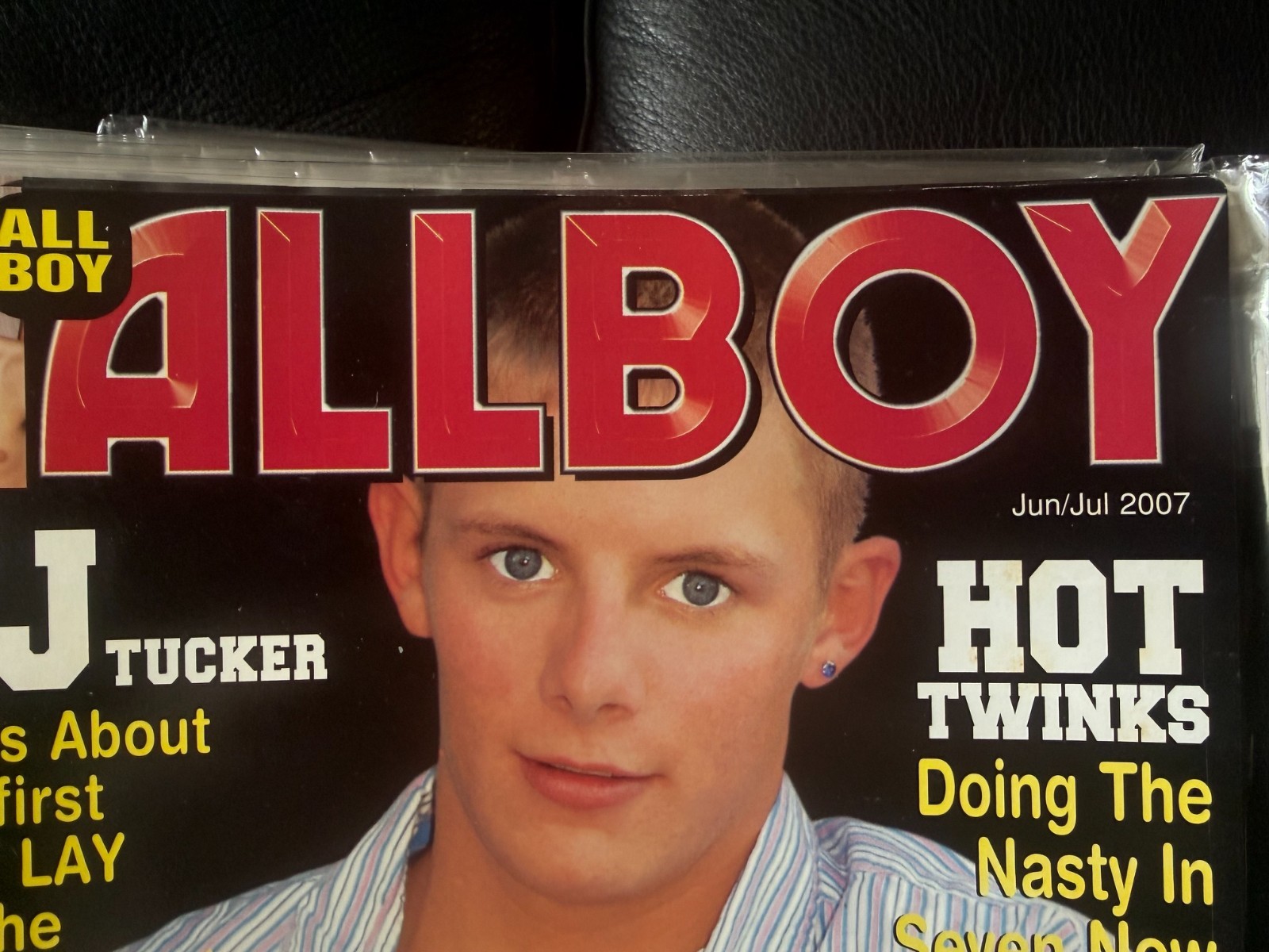 All-b Magazine June/July 2007 vintage gay interest male pinups