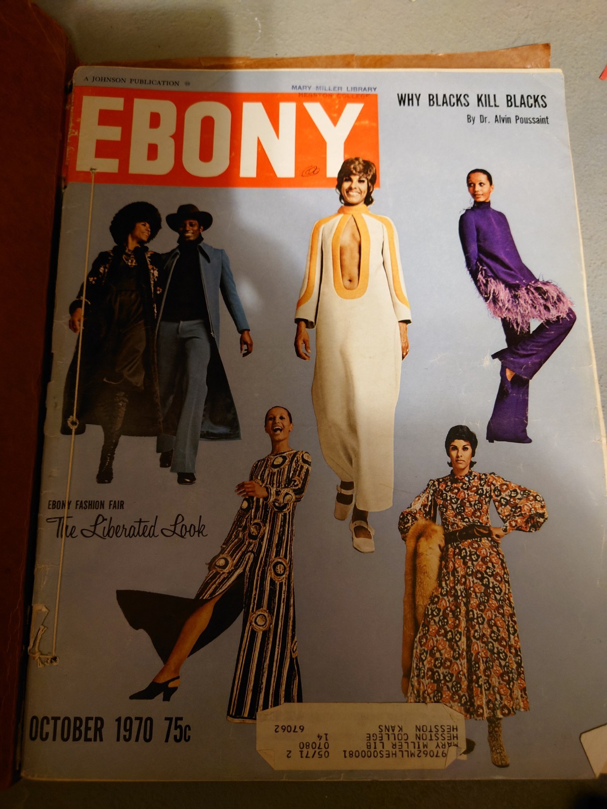 Ebony Magazine Complete 1970 Lot January To December Library Bound Issues