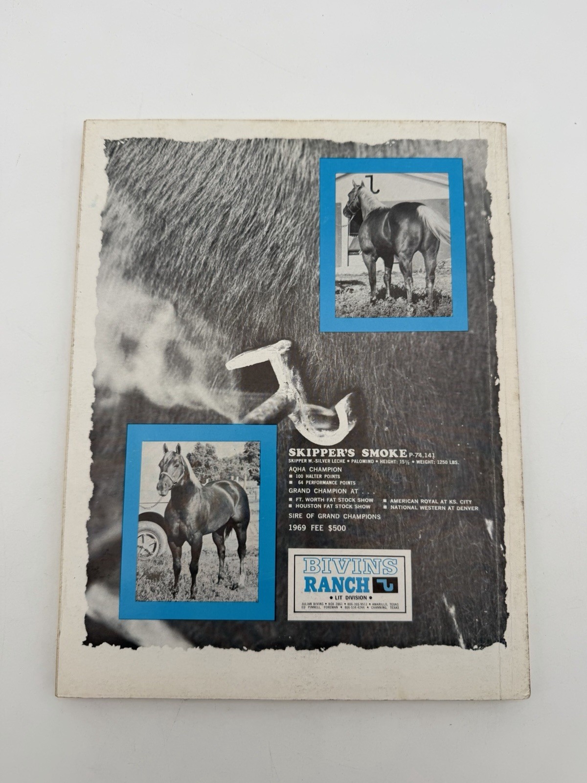 1969 Quarter Horse Journal February AQHA Skippers Smoke Bivins Ranch