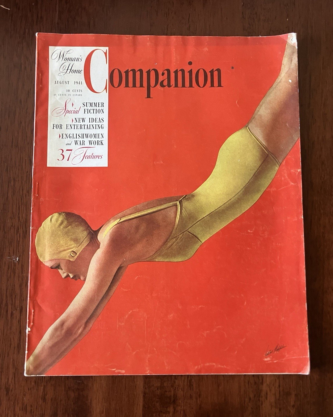 Vintage WOMAN’S HOME COMPANION Magazine August 1941 Issue
