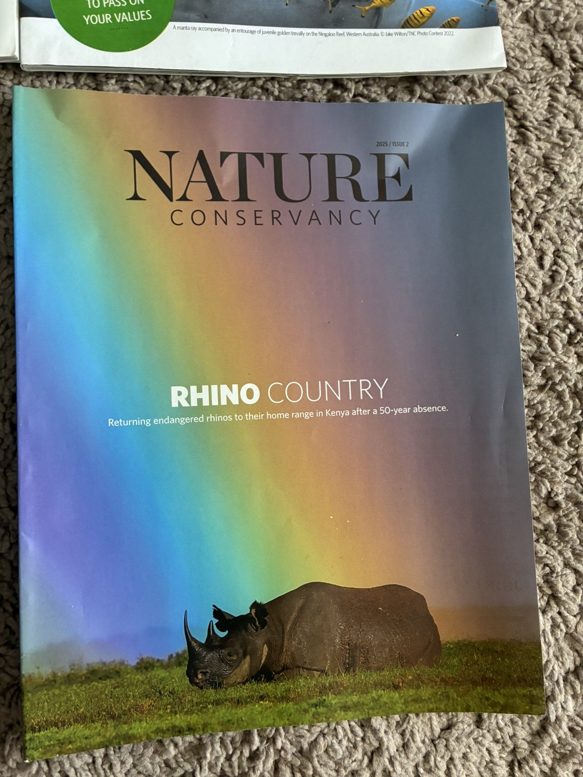 NATURE the NATURE CONSERVANCY MAGAZINE LOT OF 12