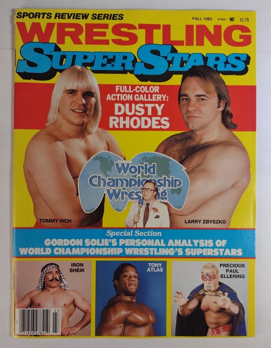 Wrestling Superstars Magazine Fall 1983 Tommy Rich Larry Zbyszko PWI WWF PRO