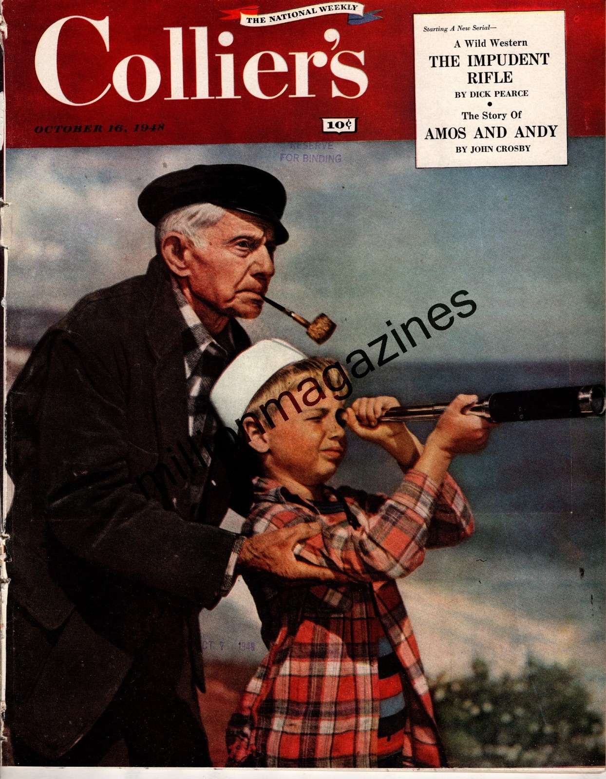 1948 Colliers October 16 – Texas and Columbia Football; Joe Palooka; Amos n Andy