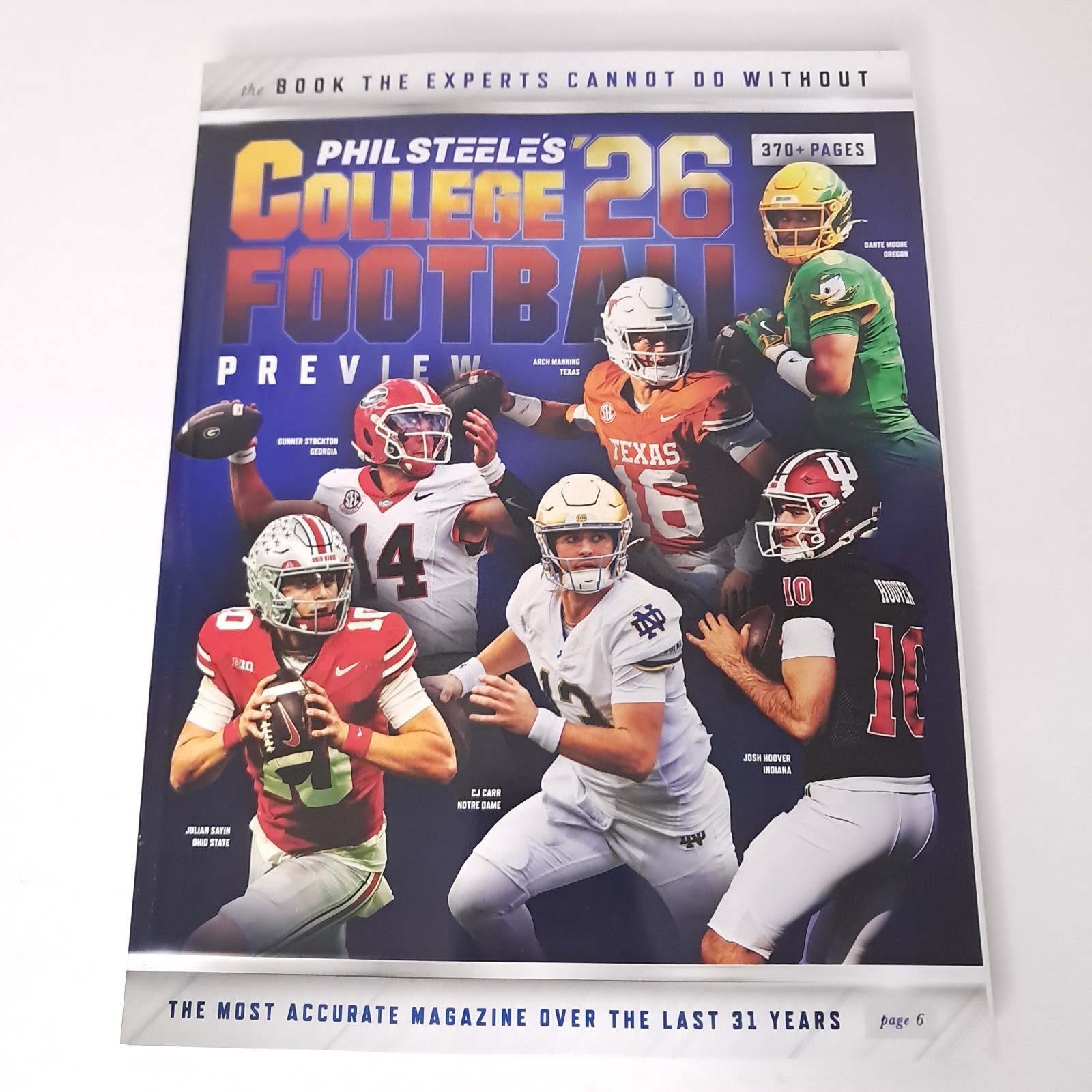 2026 Phil Steele’s College Football Preview Magazine Brand New
