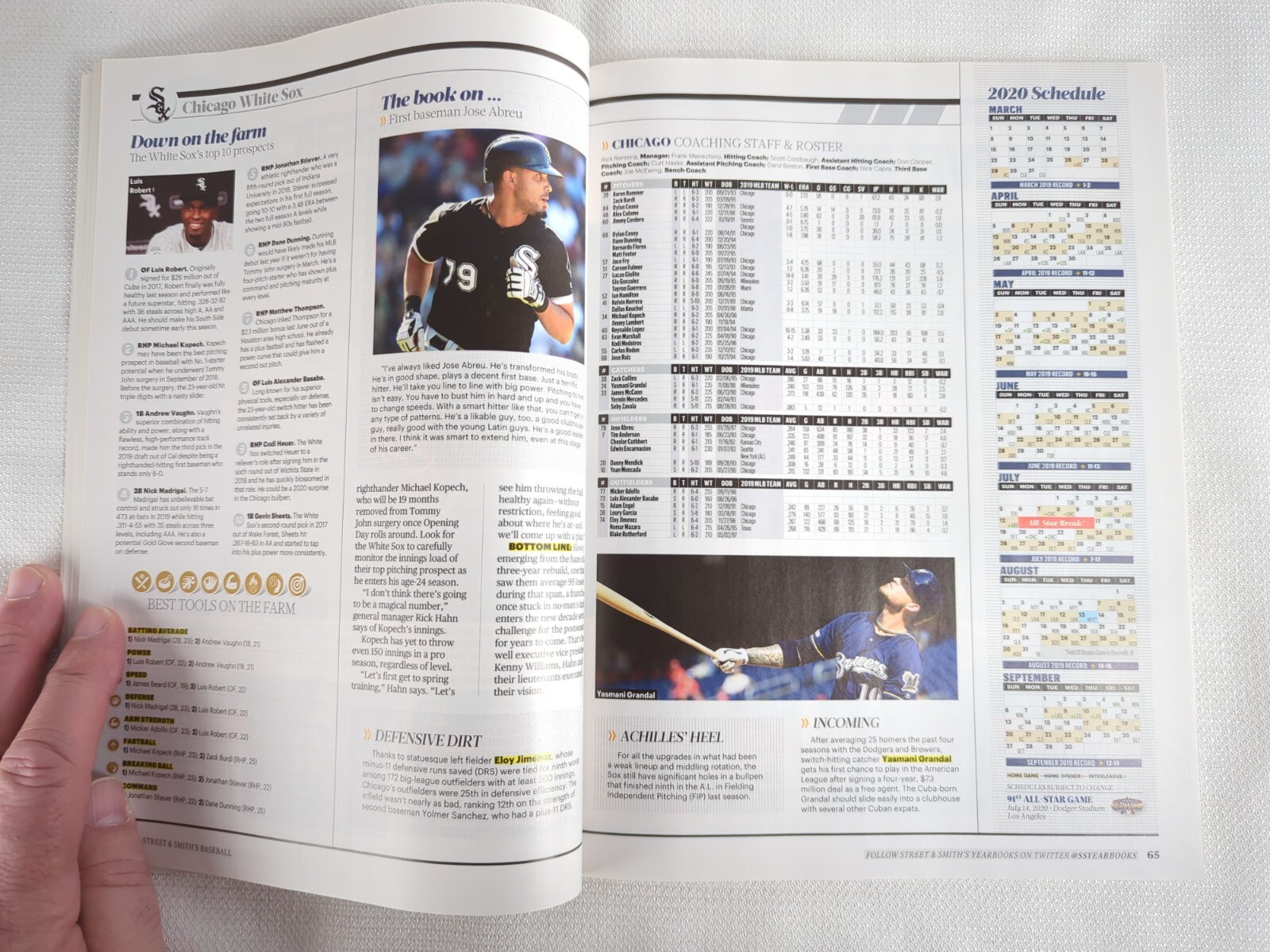 Street & Smith’s Baseball 2020 Yearbook Magazine Region 20 (RD) (HB)