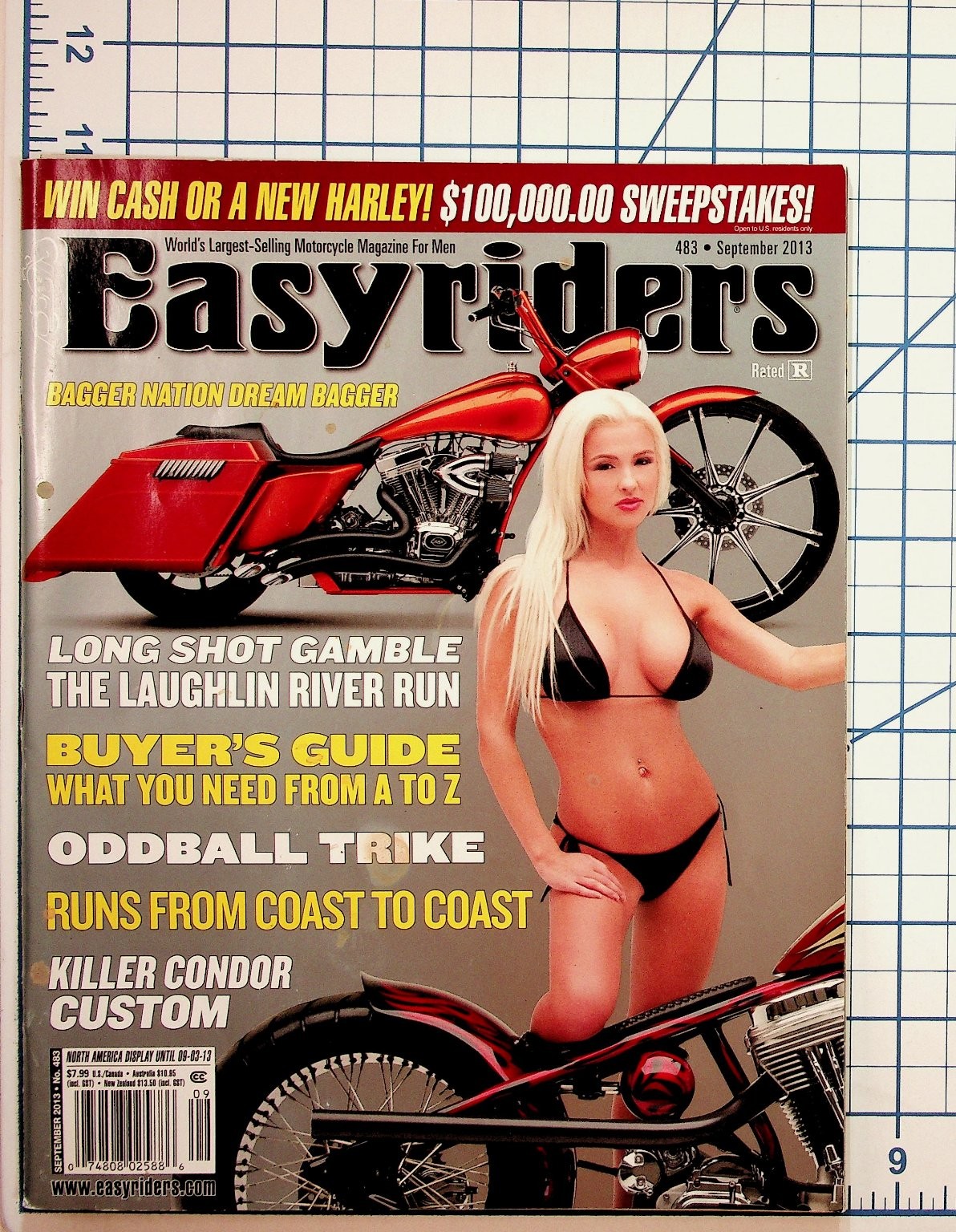 Easyriders Magazine September 2013 Bagger Nation Dream Bagger Motorcycle