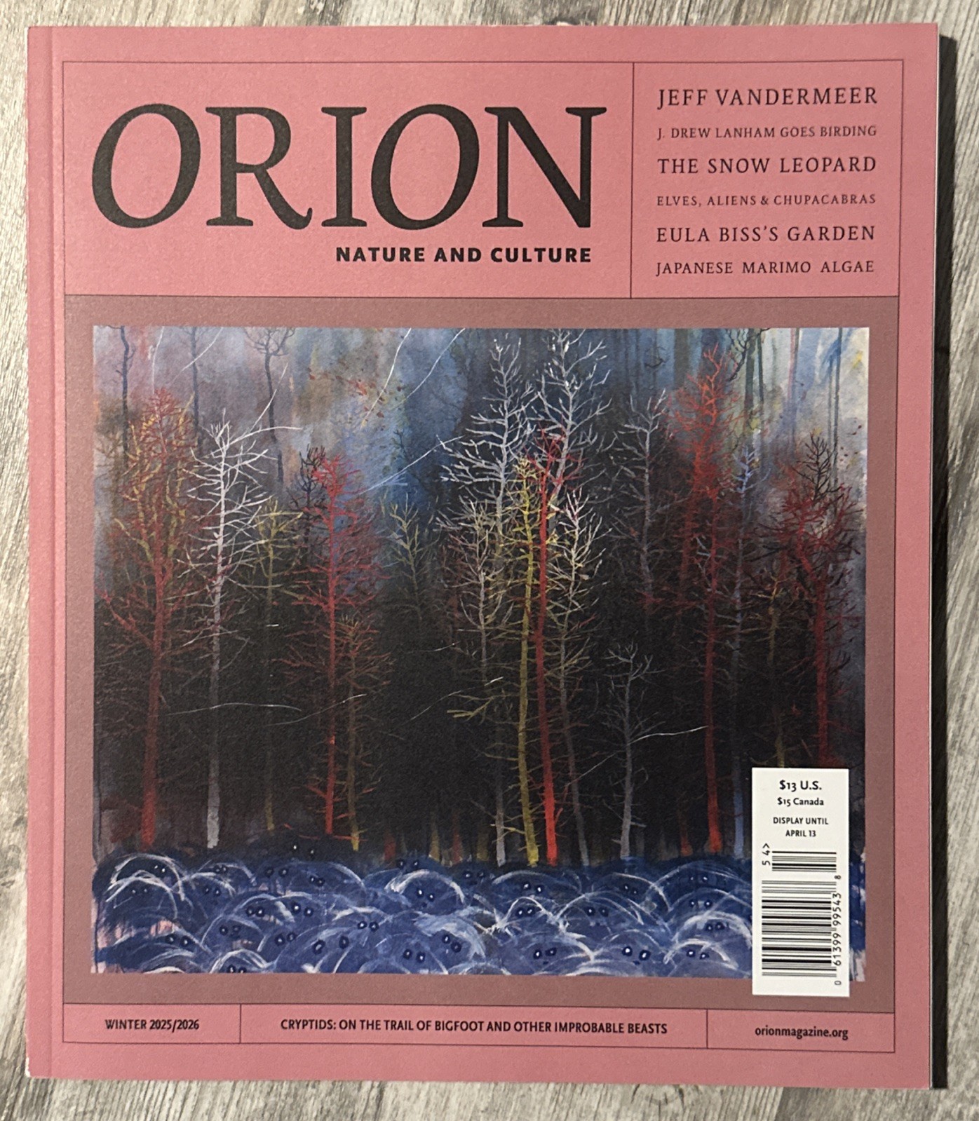 Orion Magazine Nature And Culture Winter 2025 /2026