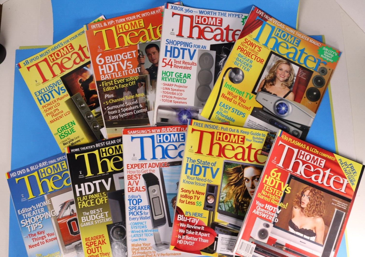 Home Theater Magazine Lot of 9 Issues 2006 Missing July Aug Dec