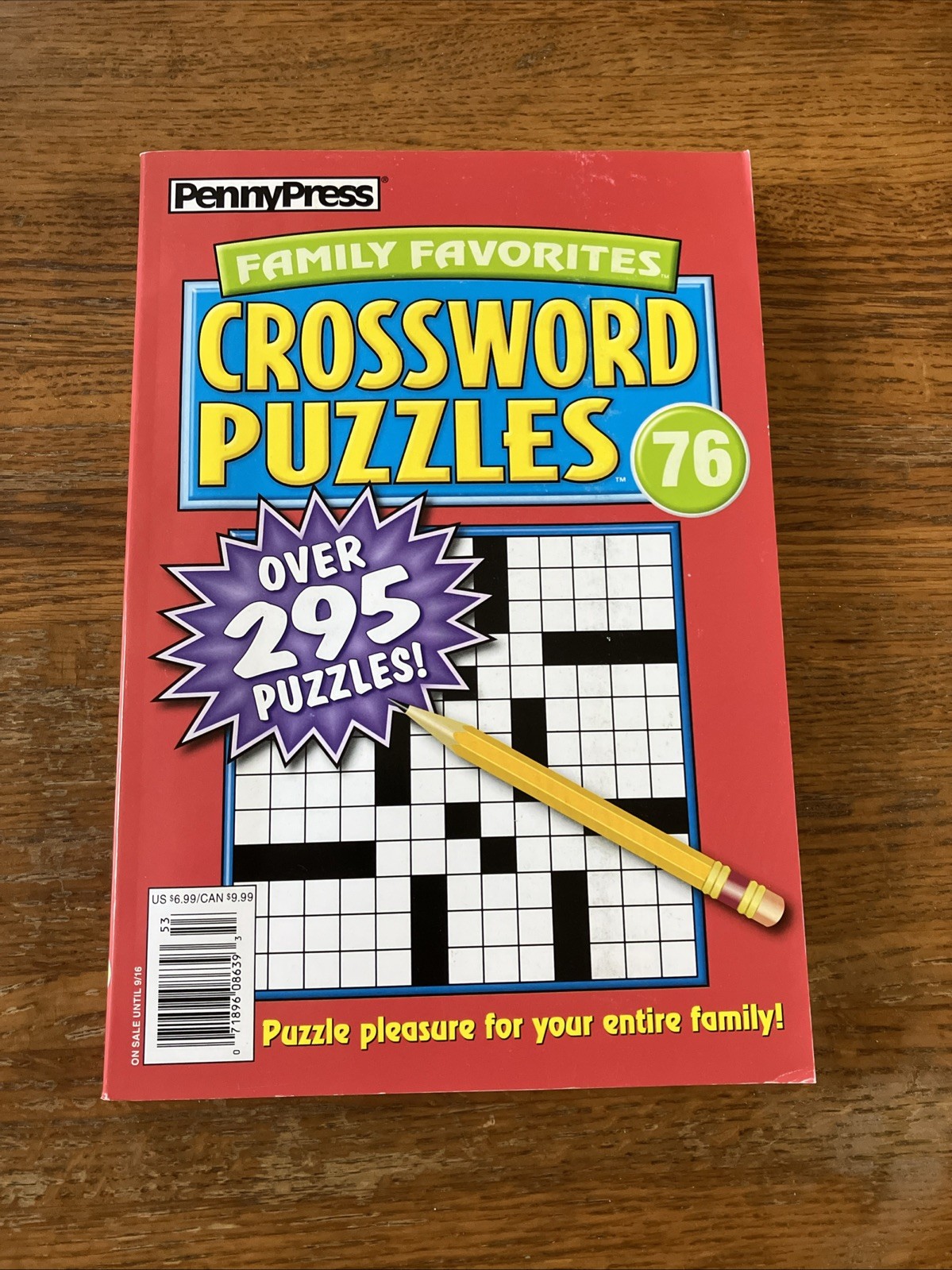 Penny Press Family Favorites Over 295 Crossword Puzzles #76 New ( 2025 )