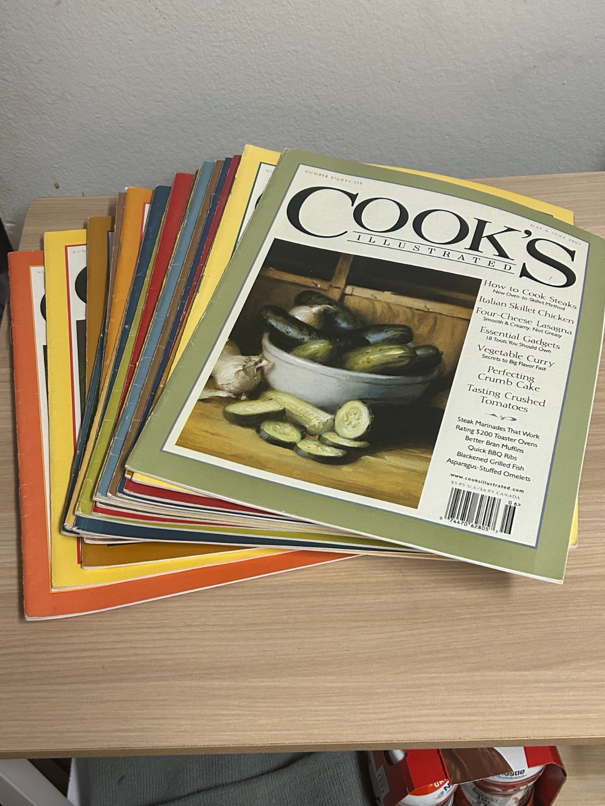 Cook’s Illustrated Magazine – Lot of 20 Issues Numbers 86-105 Sequential VG