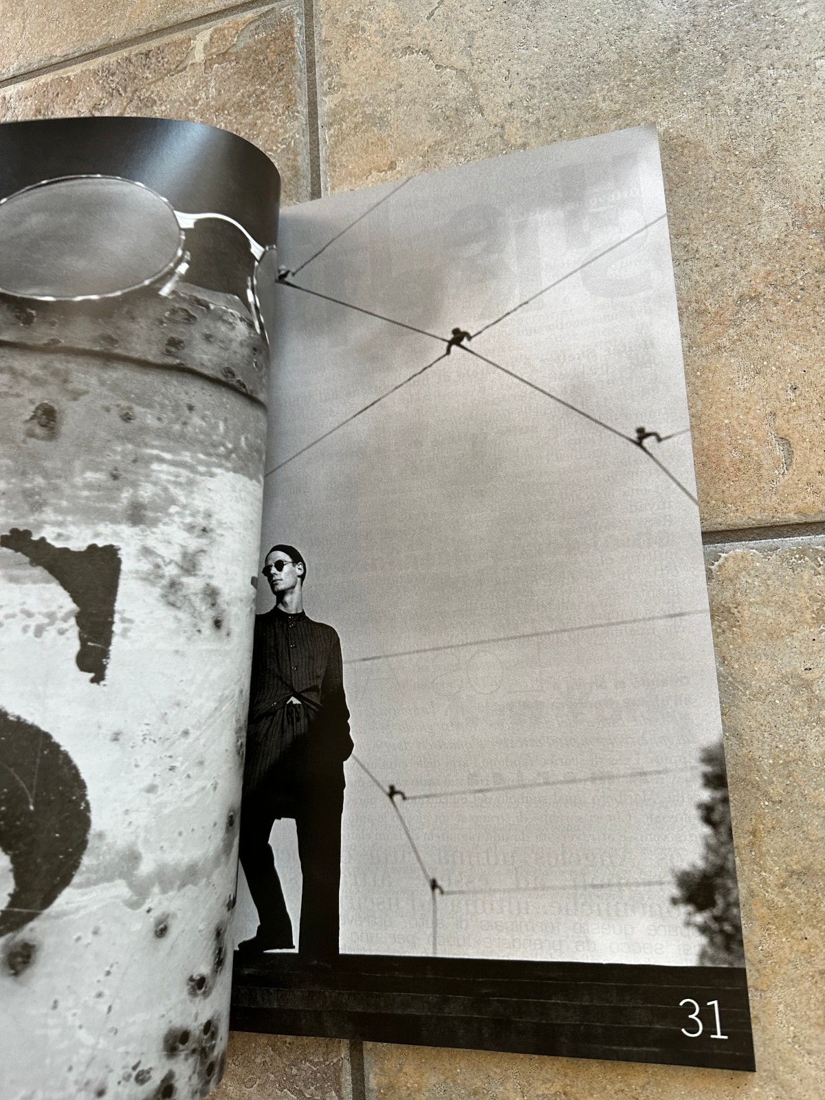 Emporio Armani Large Magazine No. 13 Cityscape Italian Fashion Italy