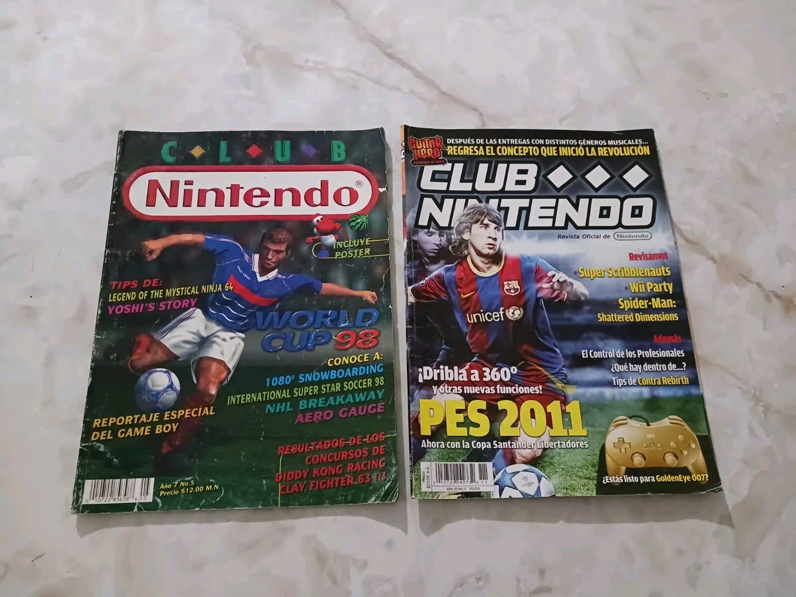 Club Nintendo Magazine 1998 Fifa World Cup + Messy Lot