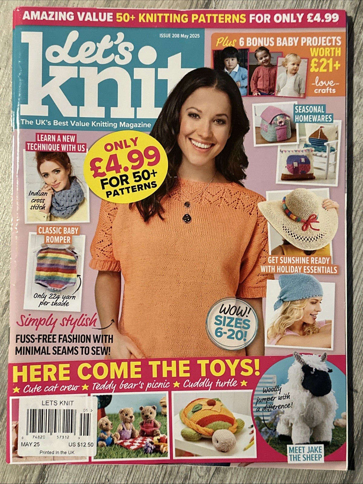 LETS KNIT MAGAZINE May 2025 Issue 208