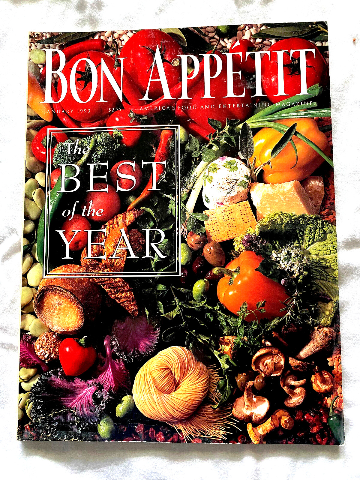 Bon Appétit Magazine January 1993 1990’s Lifestyle Cooking Recipes Ads Vintage