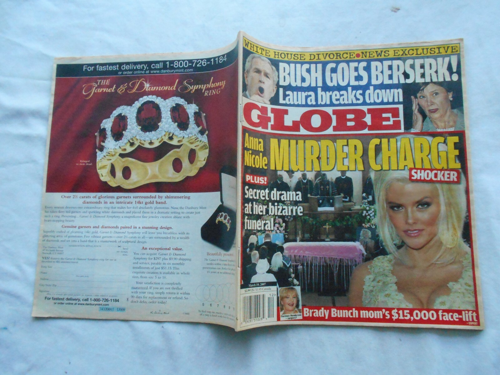 GLOBE Magazine-MARCH 19,2007-ANNA NICOLE SMITH