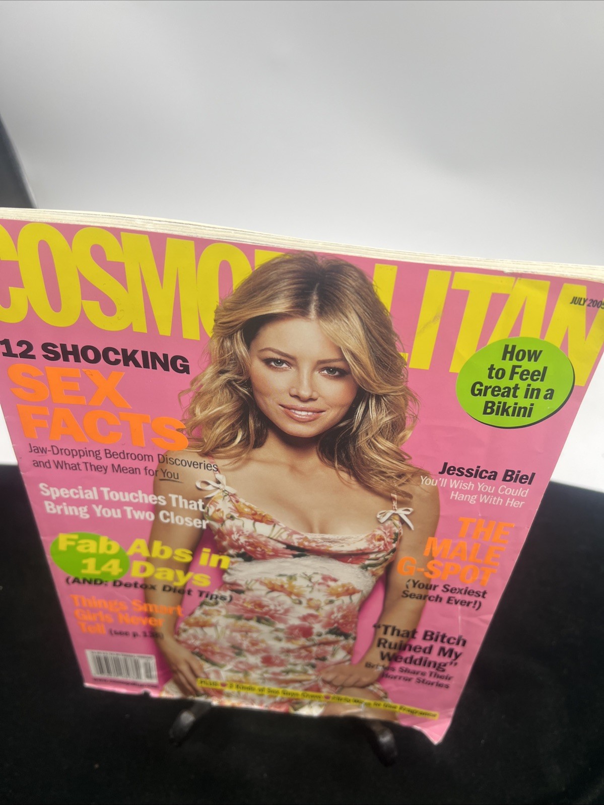 JESSICA BIEL July 2005 COSMOPOLITAN Magazine Vintage