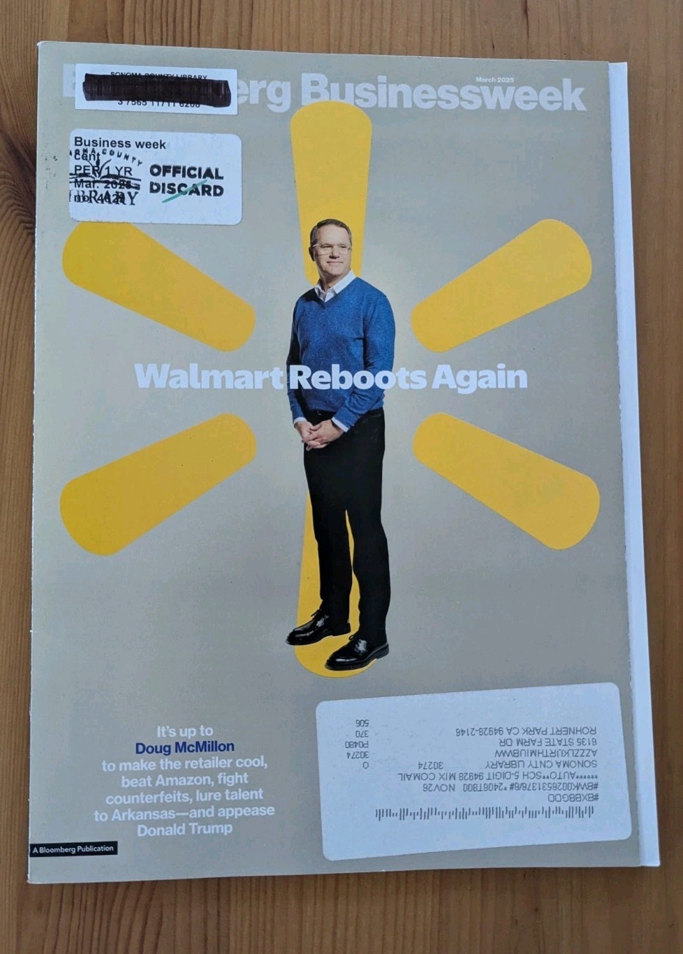 Bloomberg Businessweek March 2025 Walmart Reboots Again 7-Eleven Slump