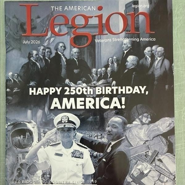 THE AMERICAN LEGION-JULY 2026-HAPPY 250TH BIRTHDAY, AMERICA!-NEW-FAST SHIPPING