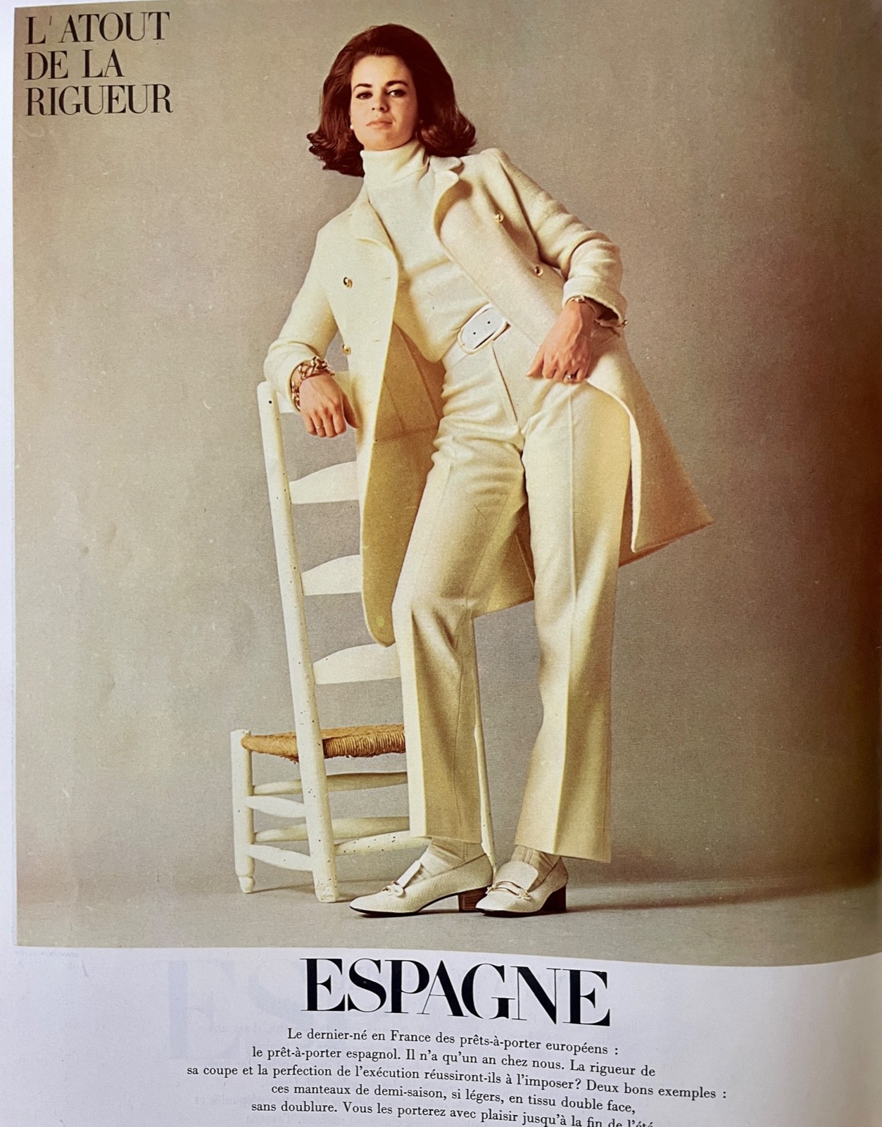 Paris Vogue Feb 1968 Deneuve Special Pret A Porter Vanessa Redgrave Perigord