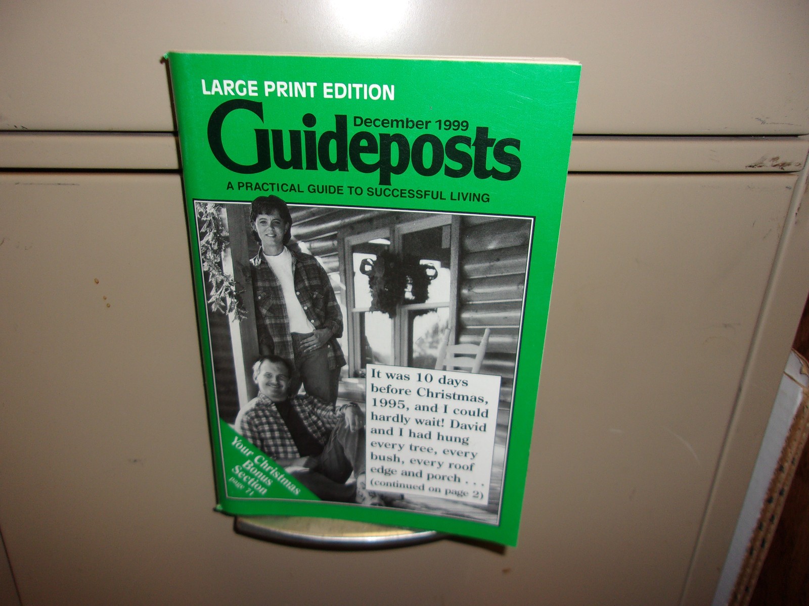 GUIDEPOSTS MAGAZINE.» LARGE PRINT EDITION » DECEMBER, 1999