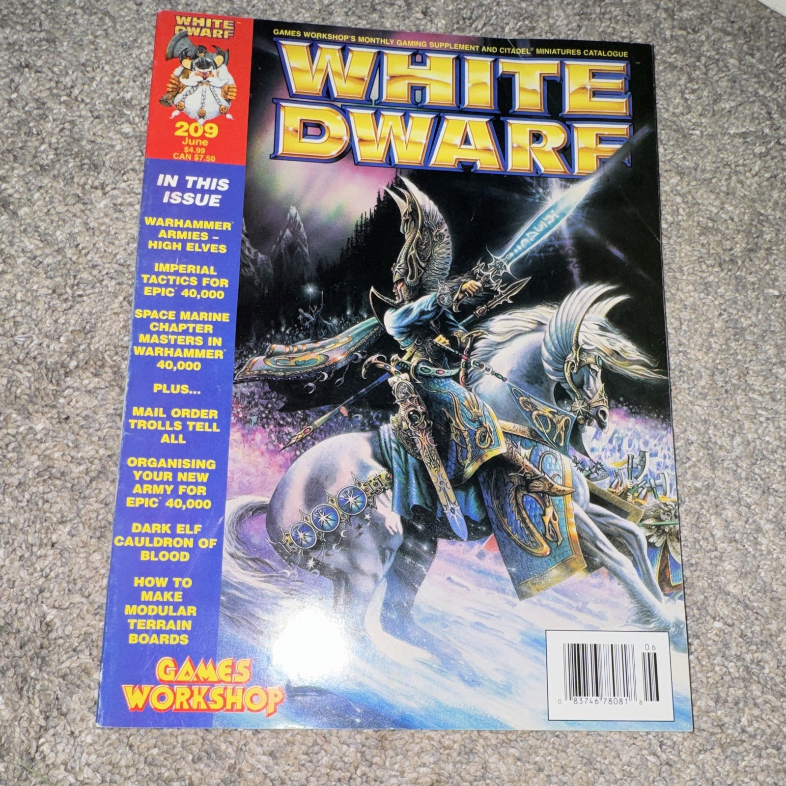 Games Workshop White Dwarf Magazine Issue 209 June 1997 English Illustrated