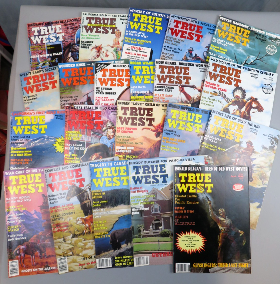 True West Magazine Complete 1983 1984 Vintage Cowboy Western Lot