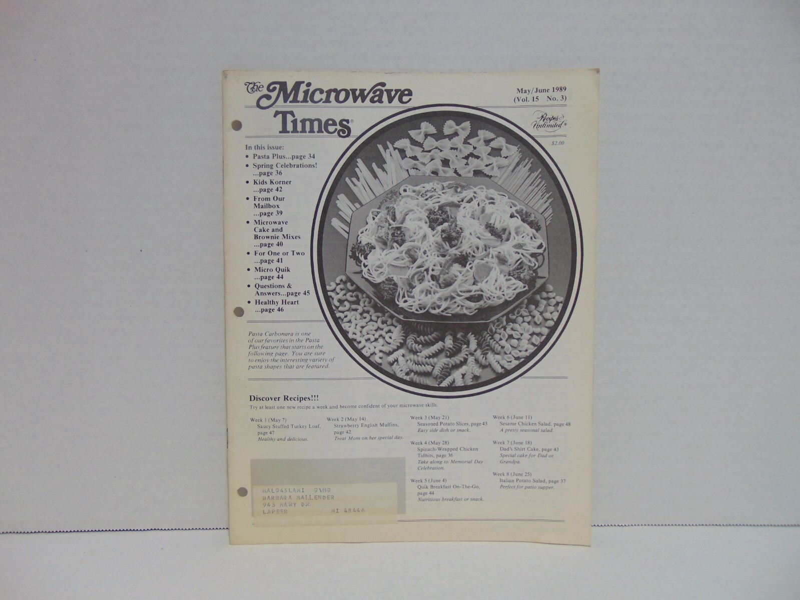 The Microwave Times Volume 15 Number 3 May/June 1989