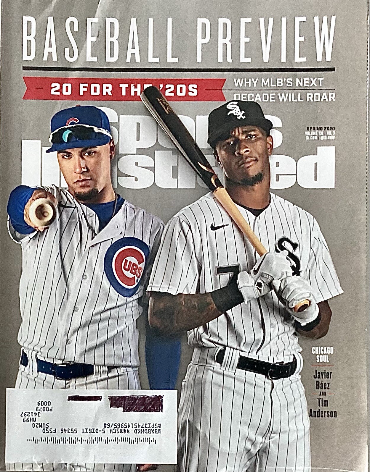 Sports Illustrated – Spring 2020 Baseball Preview (Tim Anderson/ Javier Baez)