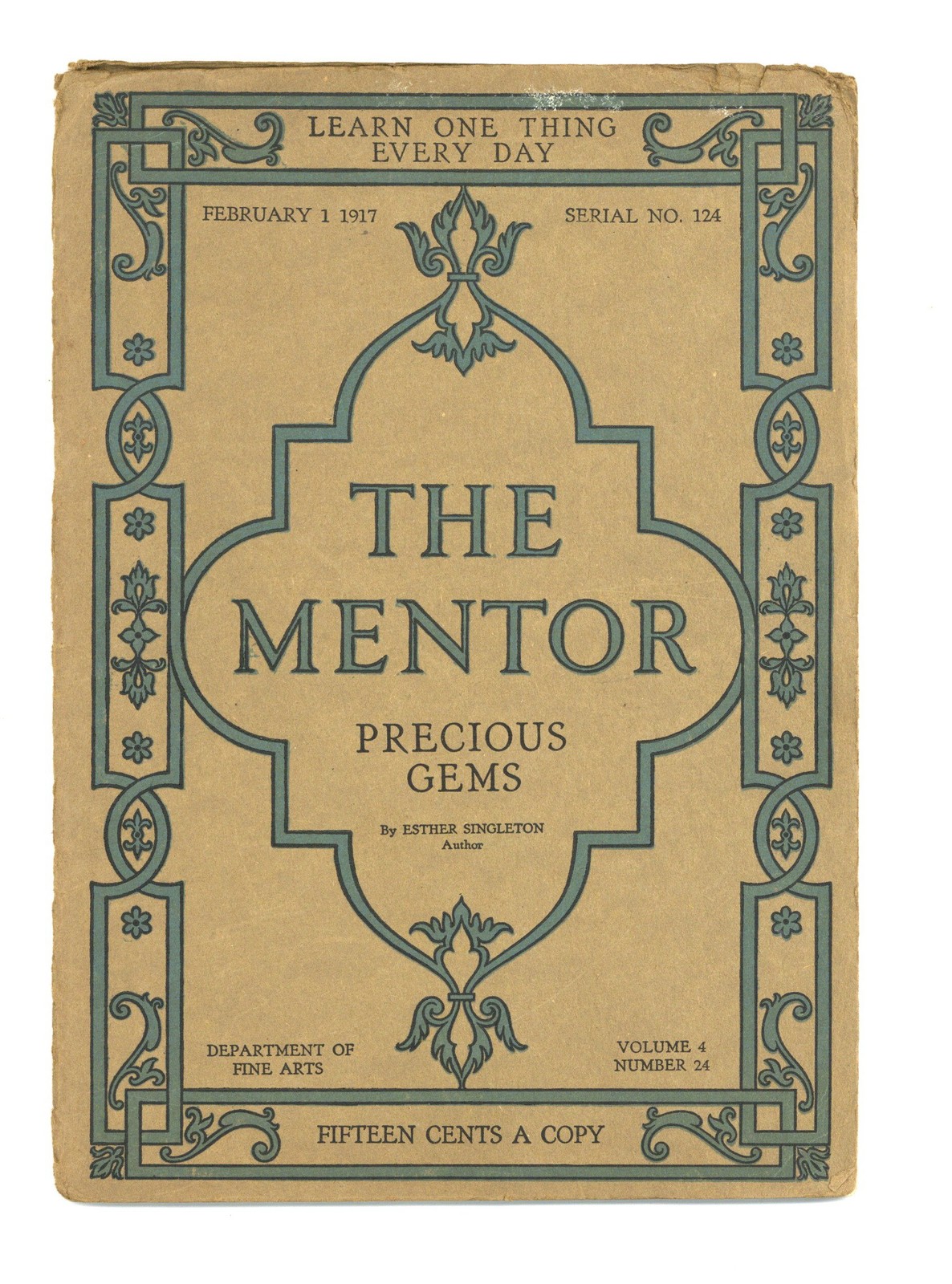 Mentor Magazine #124 FR 1917 Low Grade