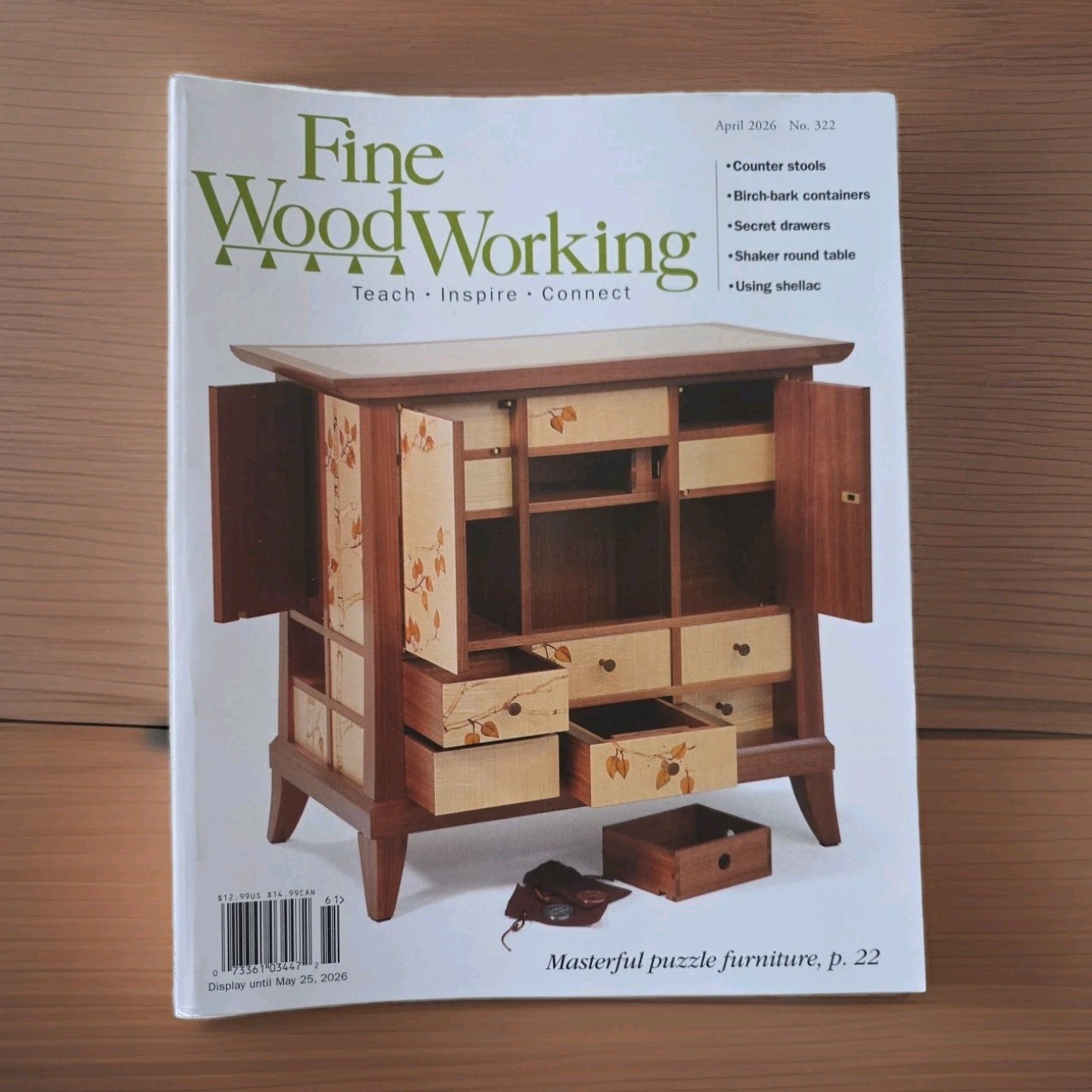 Fine Wood Working Magazine No.322 Puzzle Furniture