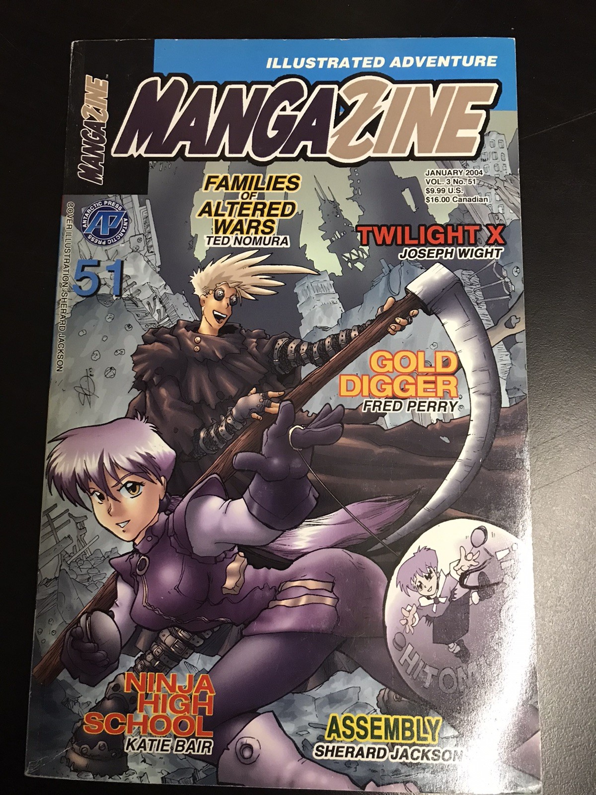 MANGAZINE Issue 51 January 2004 Ninja High School Twilight X FREE SHIPPING