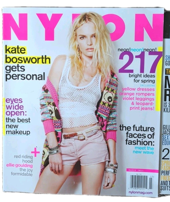 Nylon Magazine Lot of 3 2011 & 2014, Kate Bosworth, Norman Reedus, Demi Lavato
