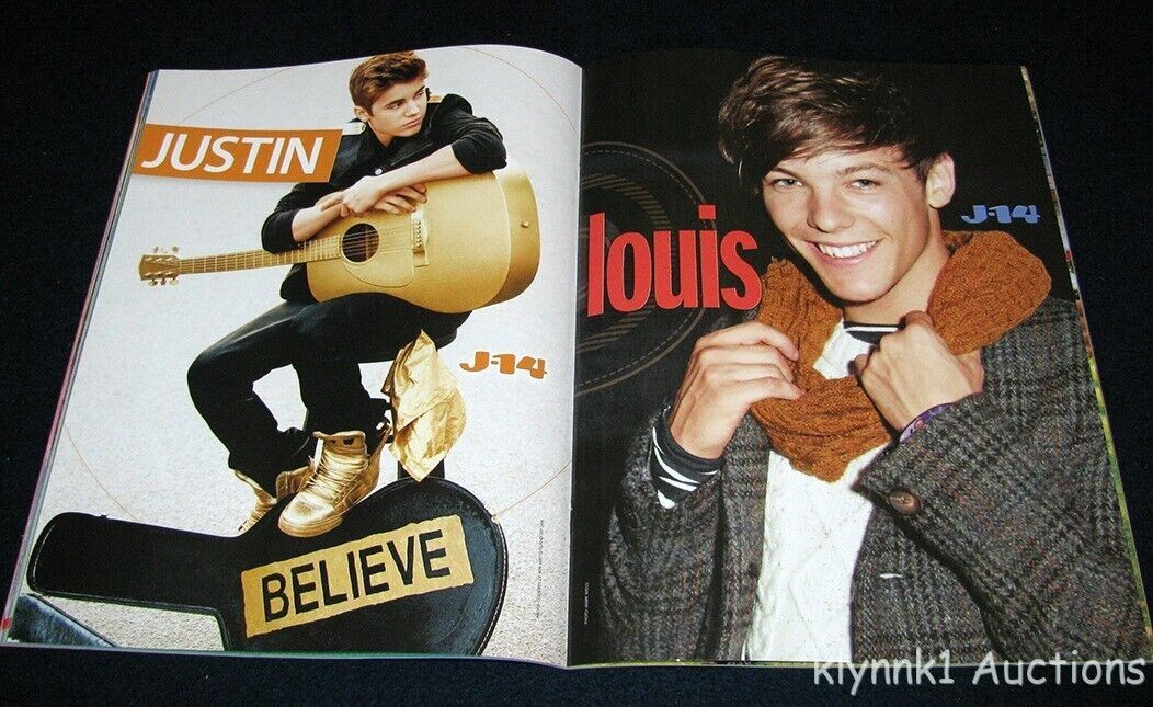 J-14 Magazine December 2012 One Direction Twilight Selena Justin Bieber
