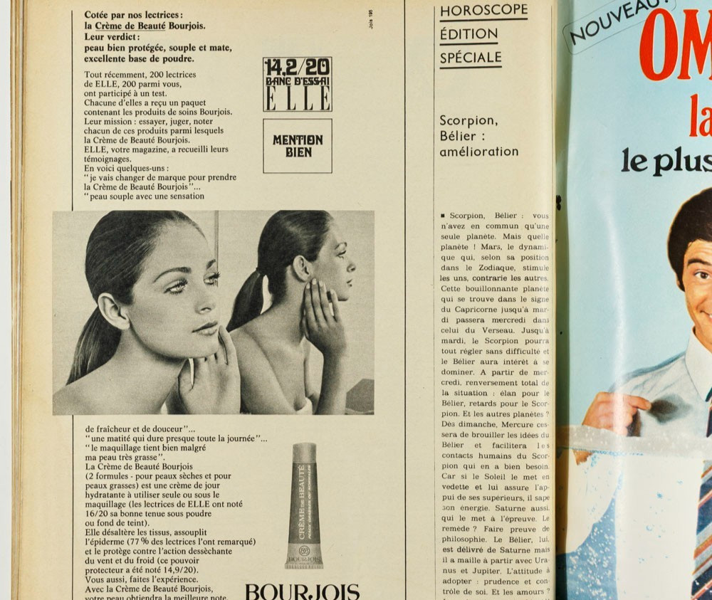 Jane Birkin RITA HAYWORTH Peter Knapp ELLE MAGAZINE 3 November 1969 France 1246
