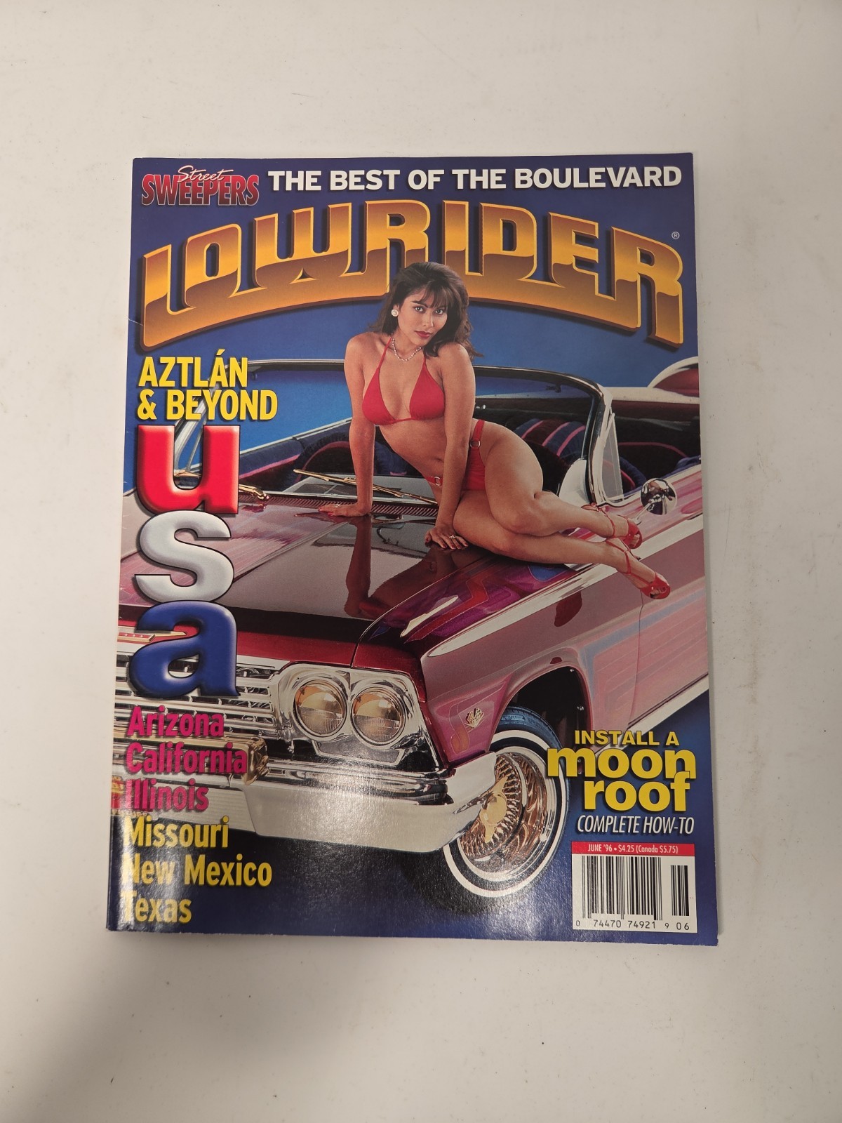 Lowrider Magazine June 1996 ’39 Chevy Hawaiian Gardens Good Condition