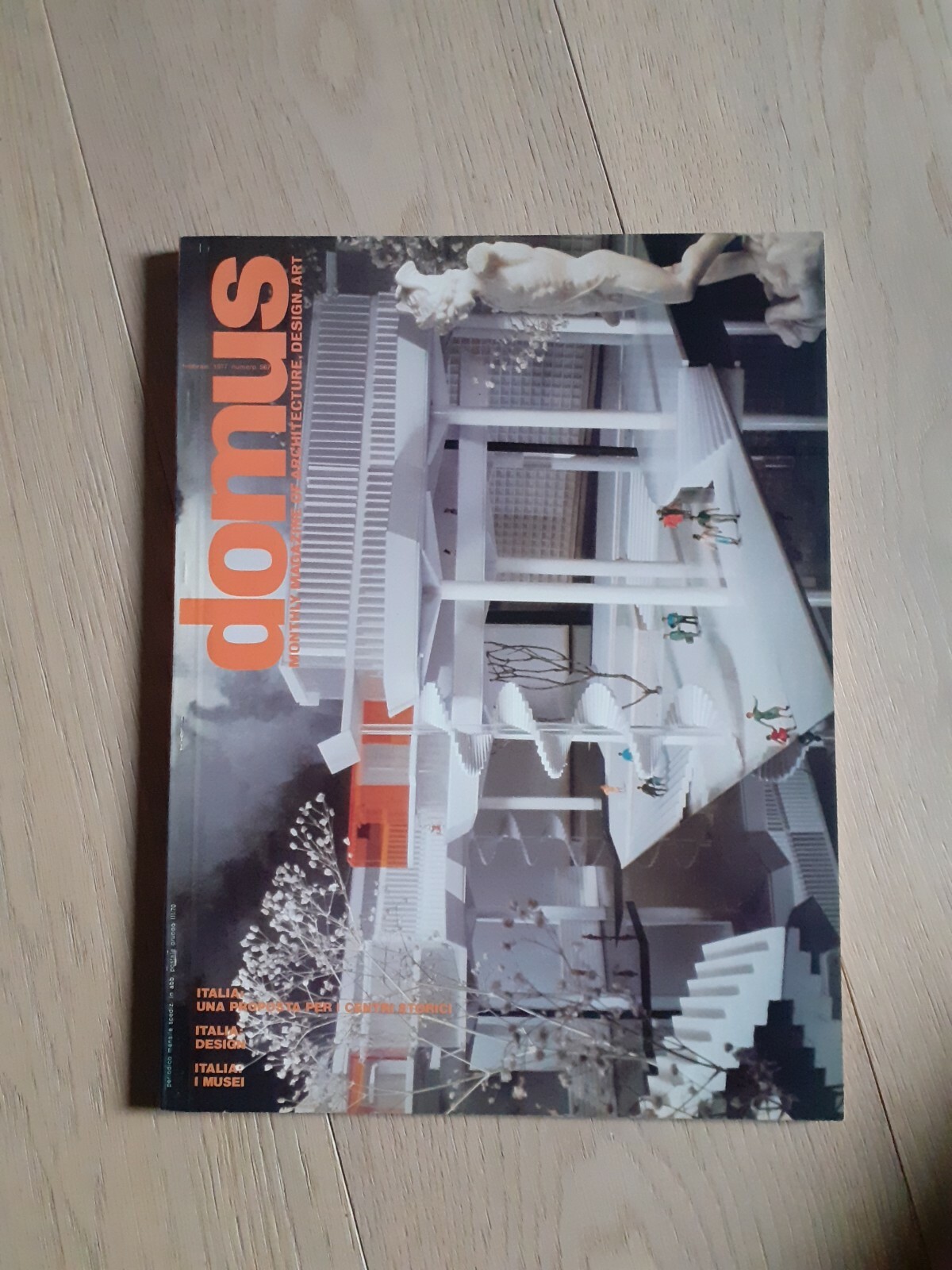 DOMUS 1977 567 enzo mari carlo moretti castiglioni mangiarotti Max Neuhaus