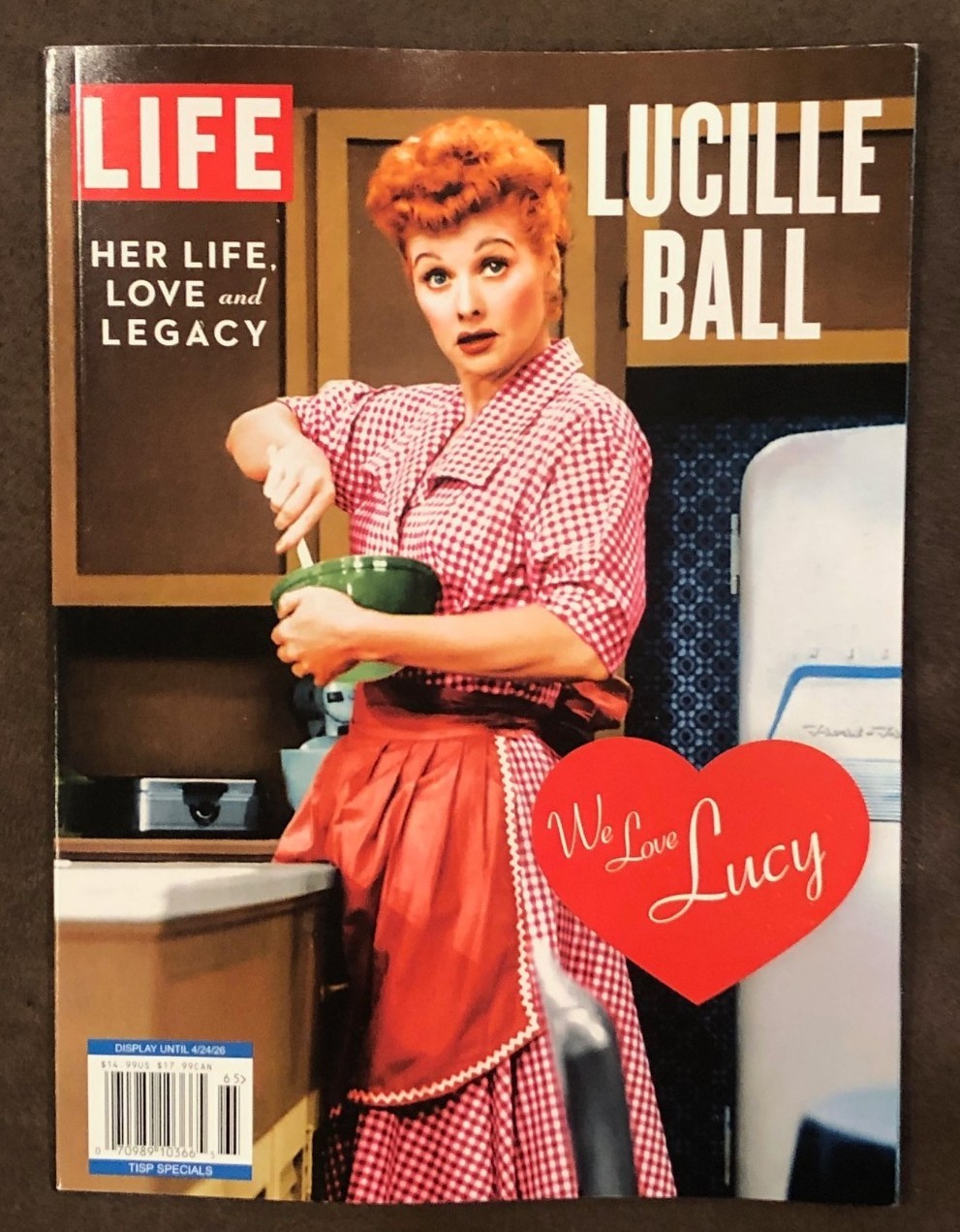 LUCILLE BALL LIFE MAGAZINE HER LIFE LOVE LEGACY 2026 tv time guide