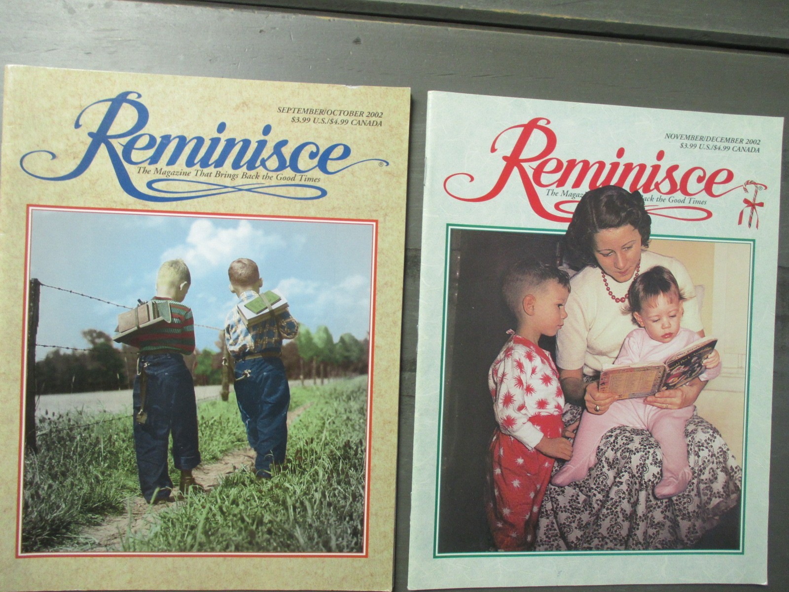 Reminisce Magazines Lot of 12 Dated 2001- 2003 Nostalgia Americana ~ INSPIRING!!