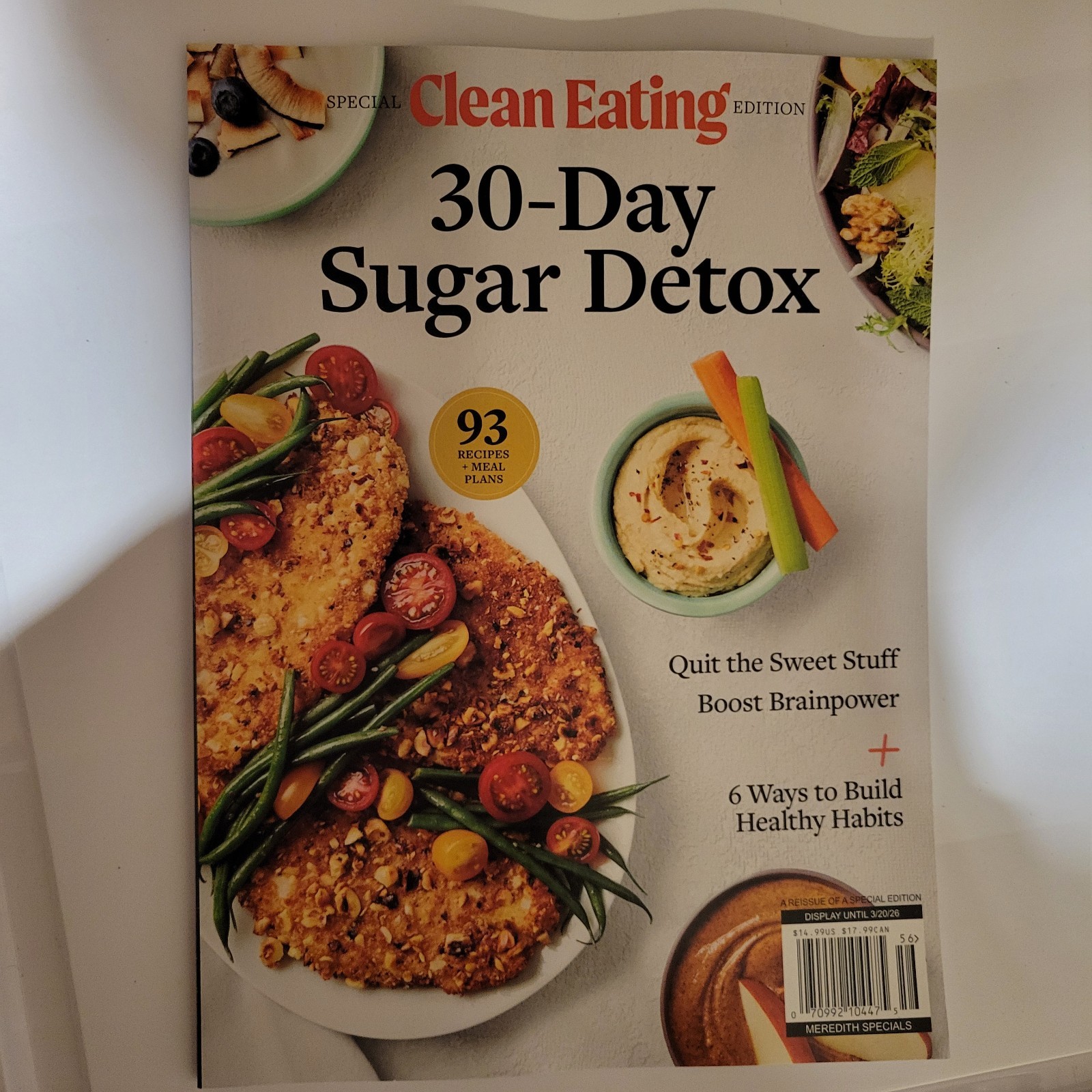 30-Day Sugar Detox: Clean Eating Magazine 2026 ~ 93 Recipes & Meal Plans