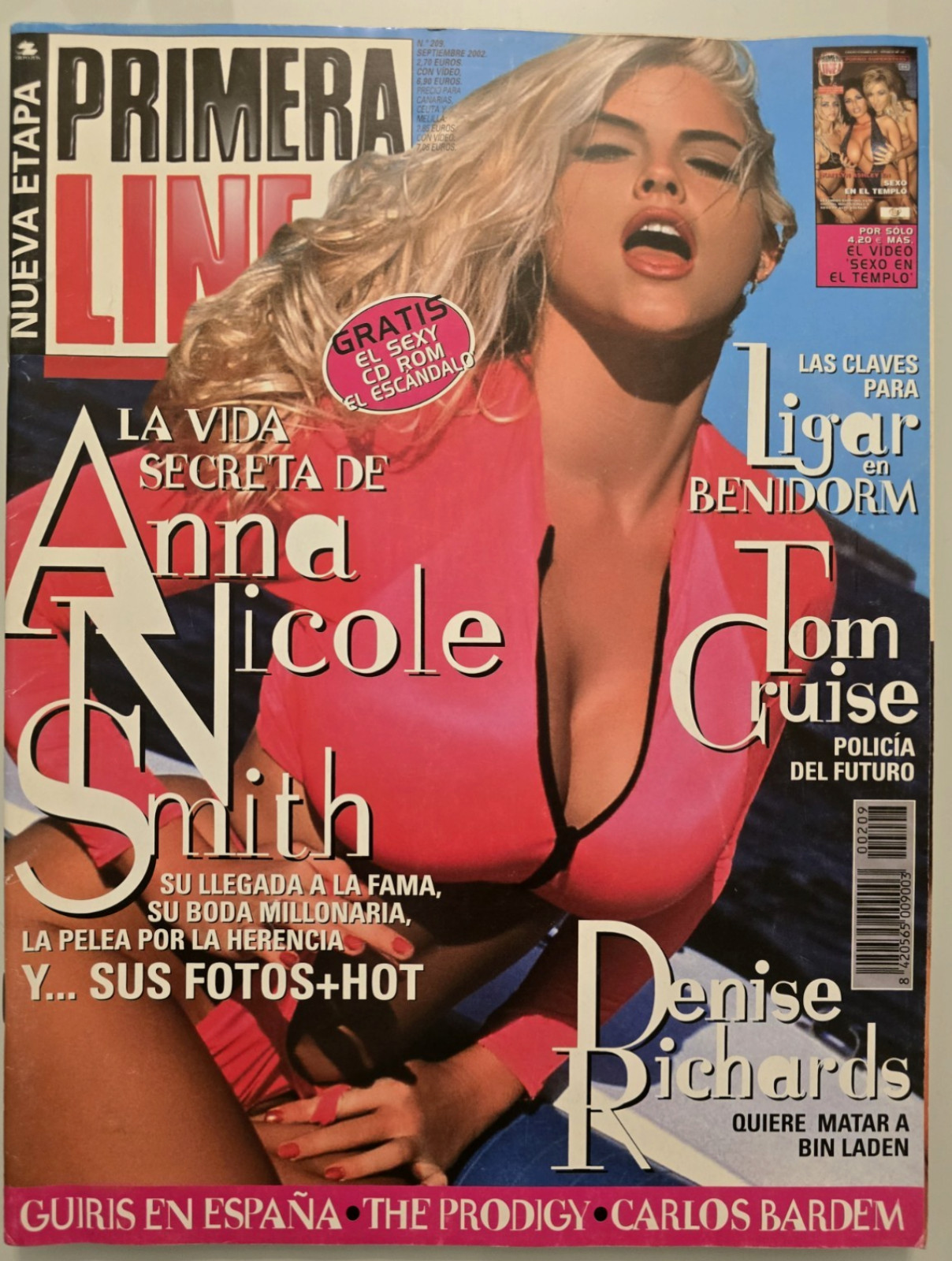 Anna Nicole Smith – Very rare Spain magazine 2002 ( Full magazine )