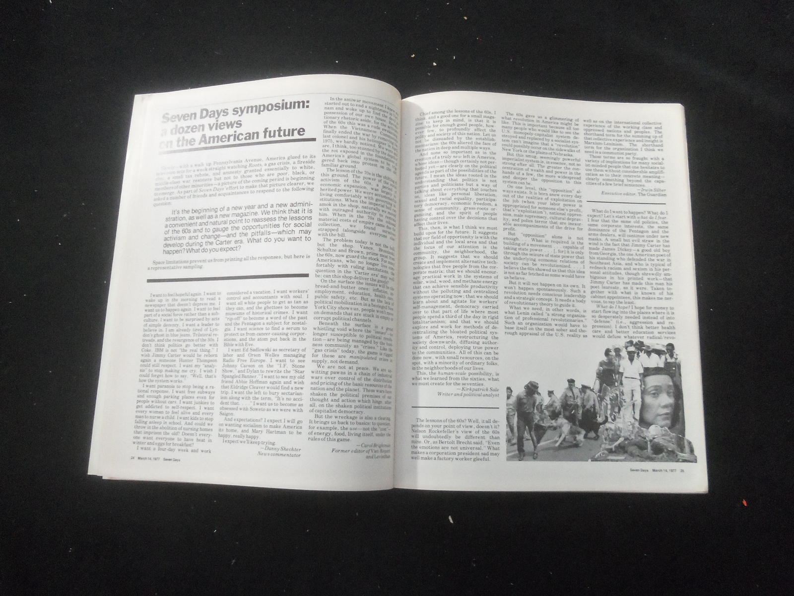 1977 MARCH 14 SEVEN DAYS MAGAZINE – GETTING BURNED BY GAS COMPANIES – SP 1521L
