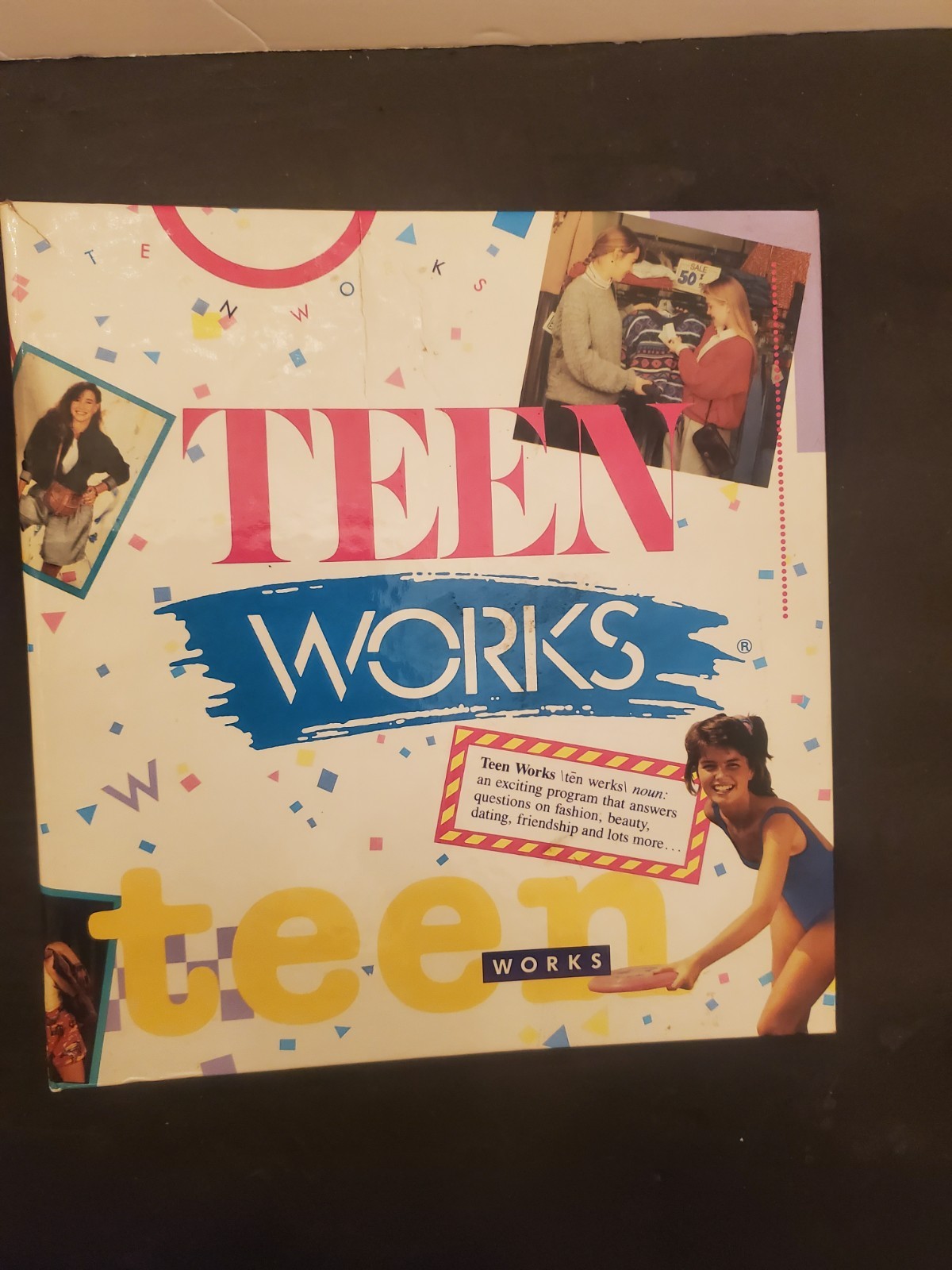Vintage 90s 1992 TEEN WORKS Binder Girls Advice Fashion Hair Makeup Dating