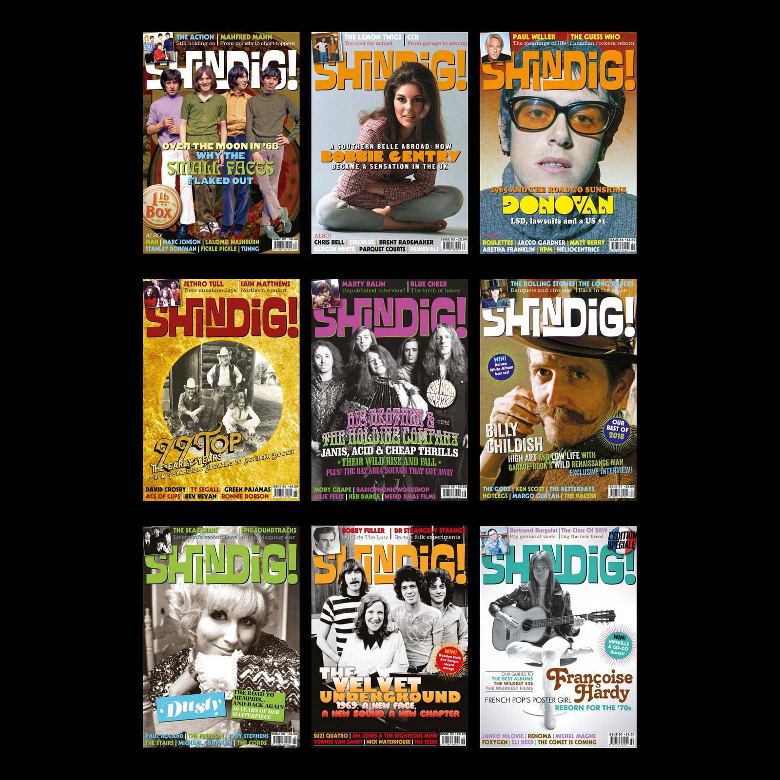Shindig Magazine 146 Issues & Specials Archive on USB Flash Drive + bonus