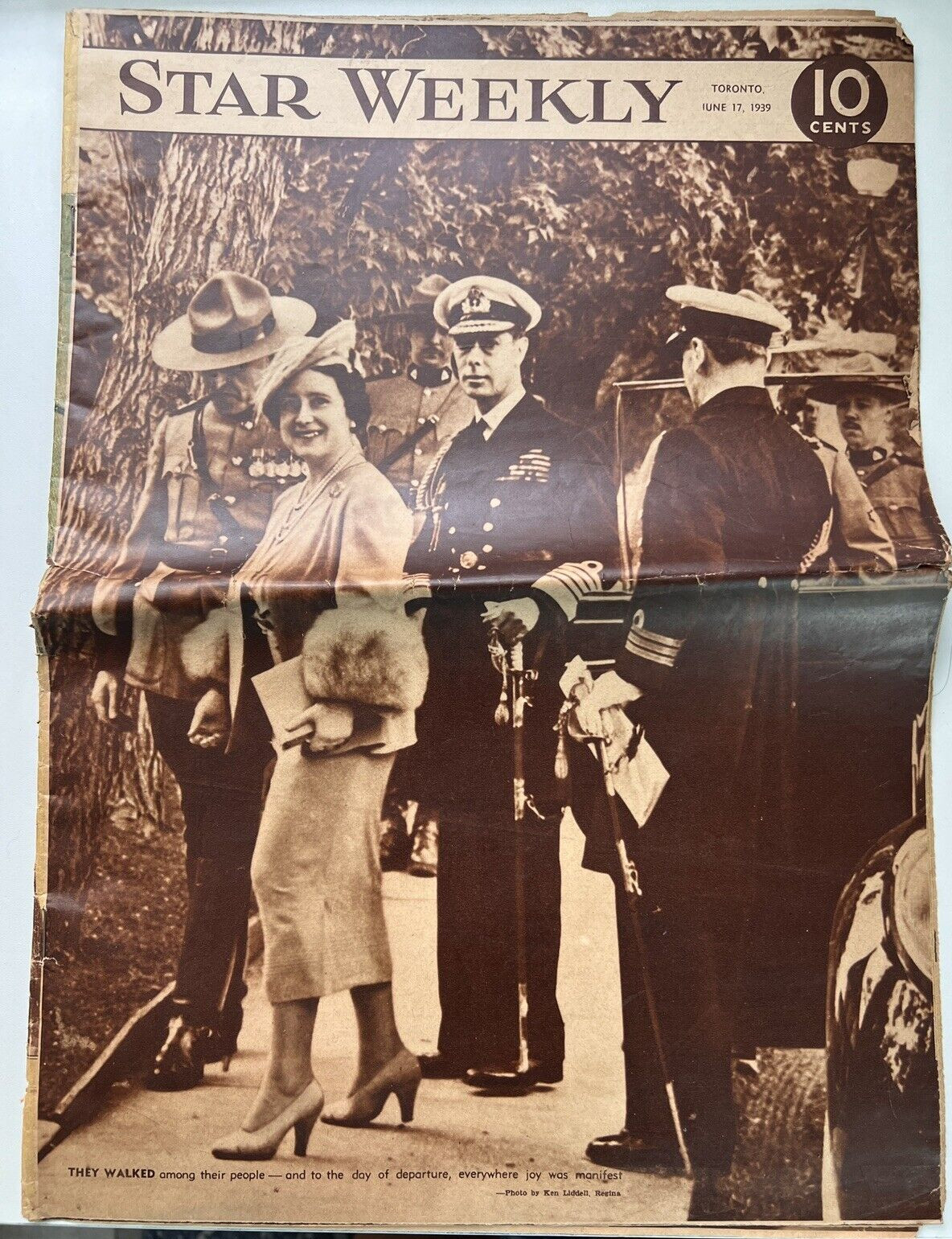 Star Weekly Visit of King George VI & Queen Elizabeth June 1939 Toronto Canada