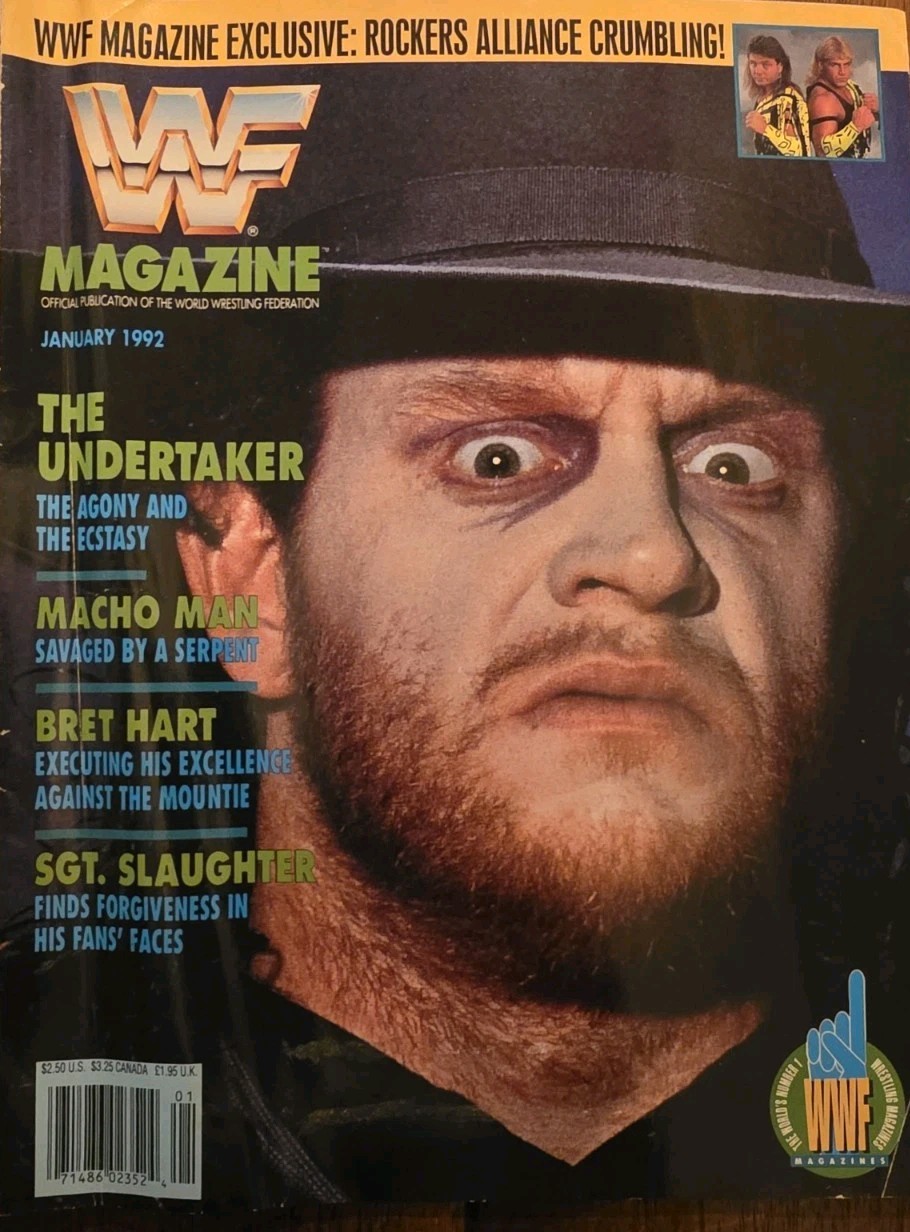 WWF Magazine January 1992 The Undertaker