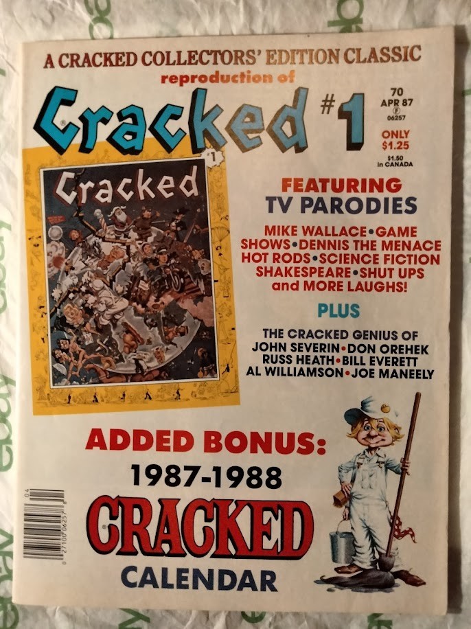 Cracked #70 Apr. 1987 Cracked Collector’s Edition Classic #1 reprint