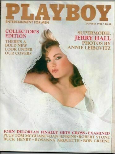 PLAYBOY MAGAZINE OCTOBER 1985,COLLECTOR S EDITION, JERRY HALL VERY GOOD