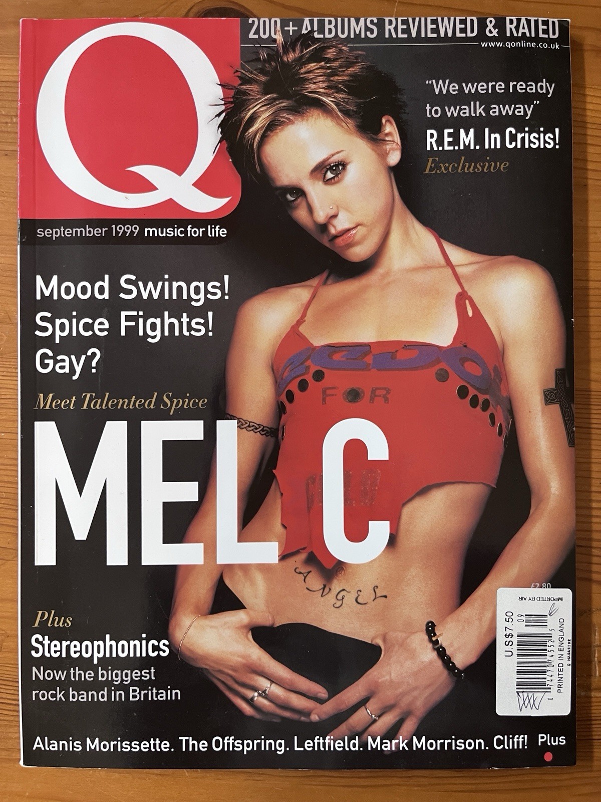 Q Magazine September 1999 156 Mel C Sporty Spice Girls R.E.M. Alanis